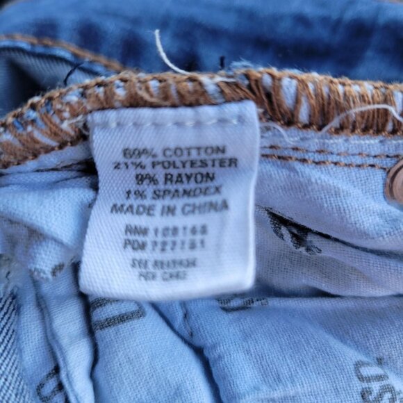 RSQ Jeans Size 13 Manhattan High Rise Distressed Skinny Medium Wash Denim Jeans - Picture 7 of 12